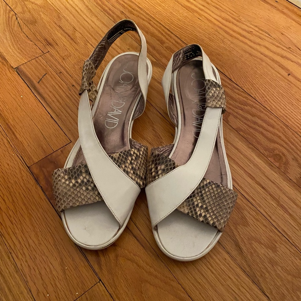 Vintage Joan & David Python Sandals